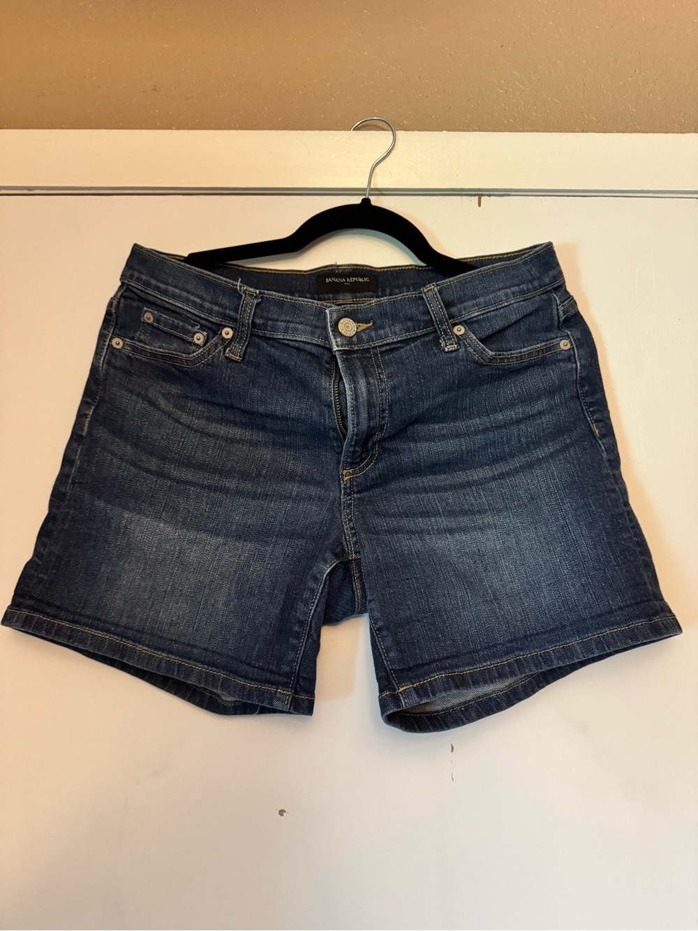Banana Republic Dark Blue Denim Jean Shorts
